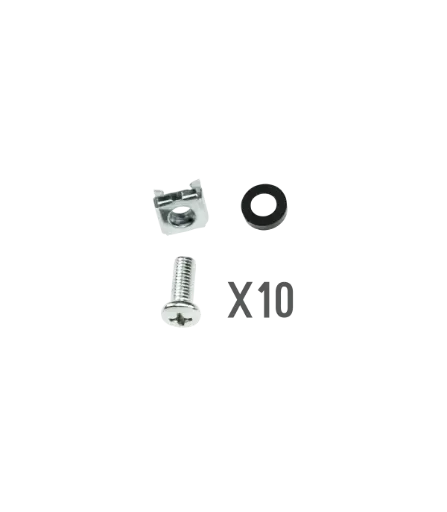 [CN-M6] PACK X10 TORNILLERIA RACK